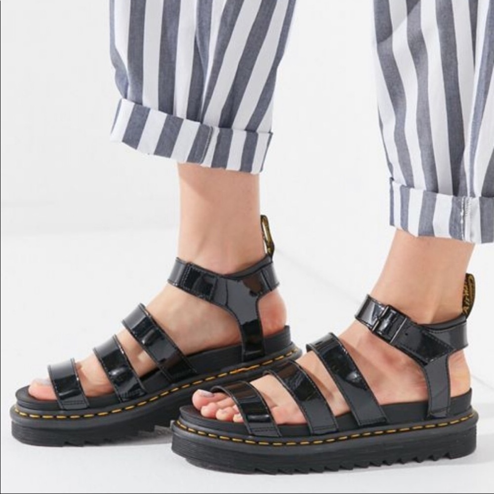 Dr Martens Blaire Patent leather sandals